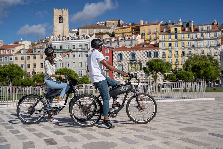 Location de vélo de le centre de Lisbonne