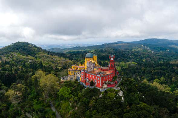 Sintra, Cascais, Palacio da Pena et la Quinta da Regaleira