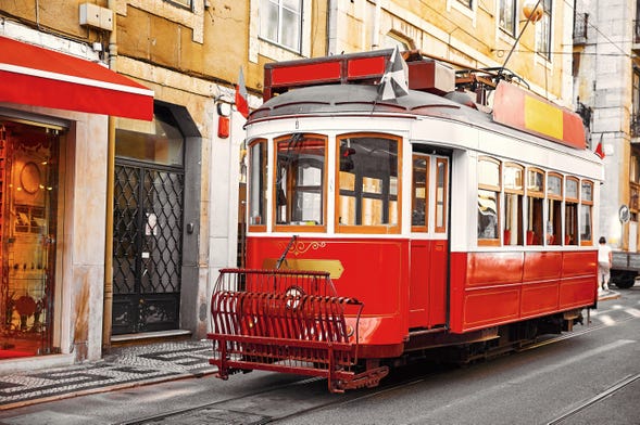 Tram touristique de Lisbonne + Ascenceur de Santa Justa